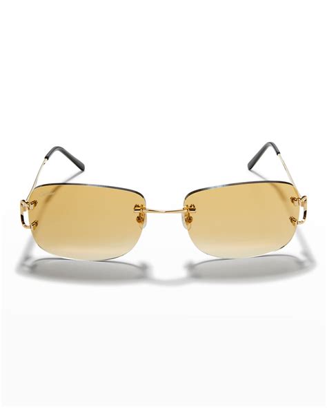 sunglasse cartier men|rimless cartier glasses men's.